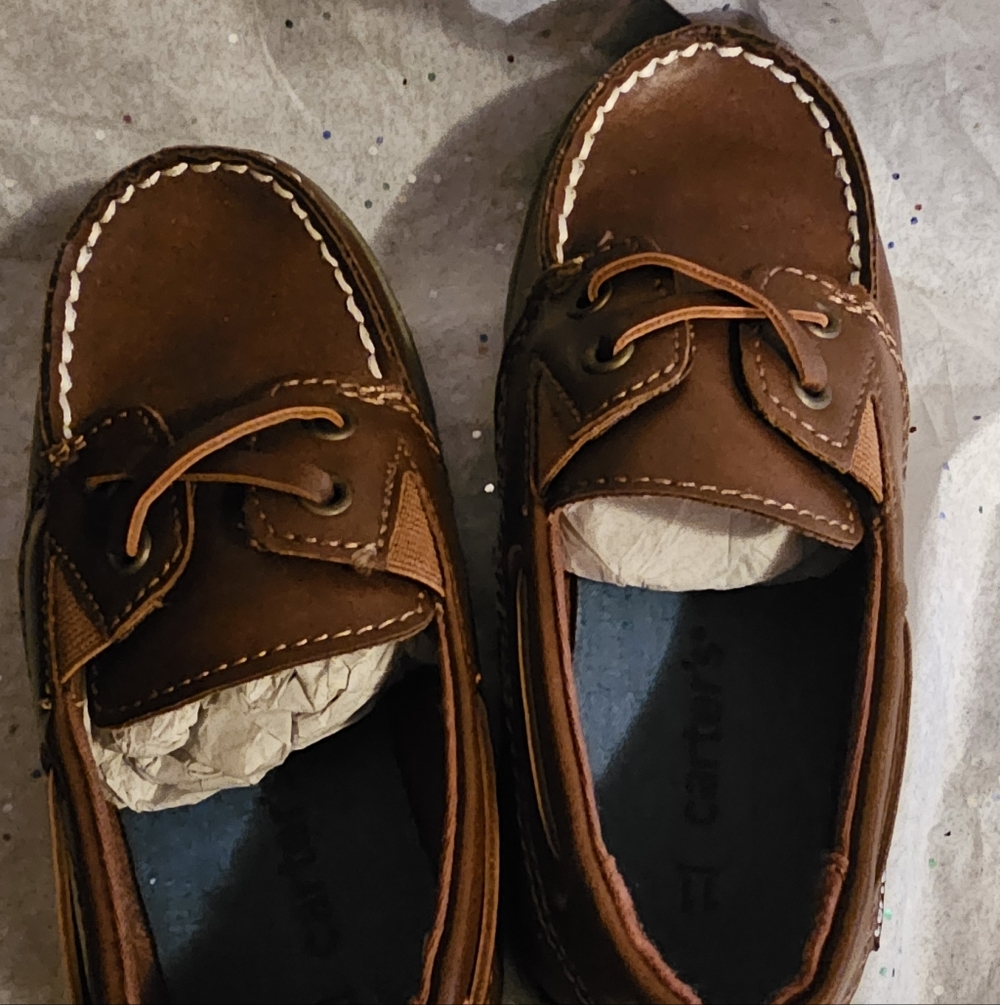 Carter's Brown Kids Moccasins